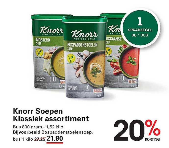 Knorr Soepen Klassiek assortiment