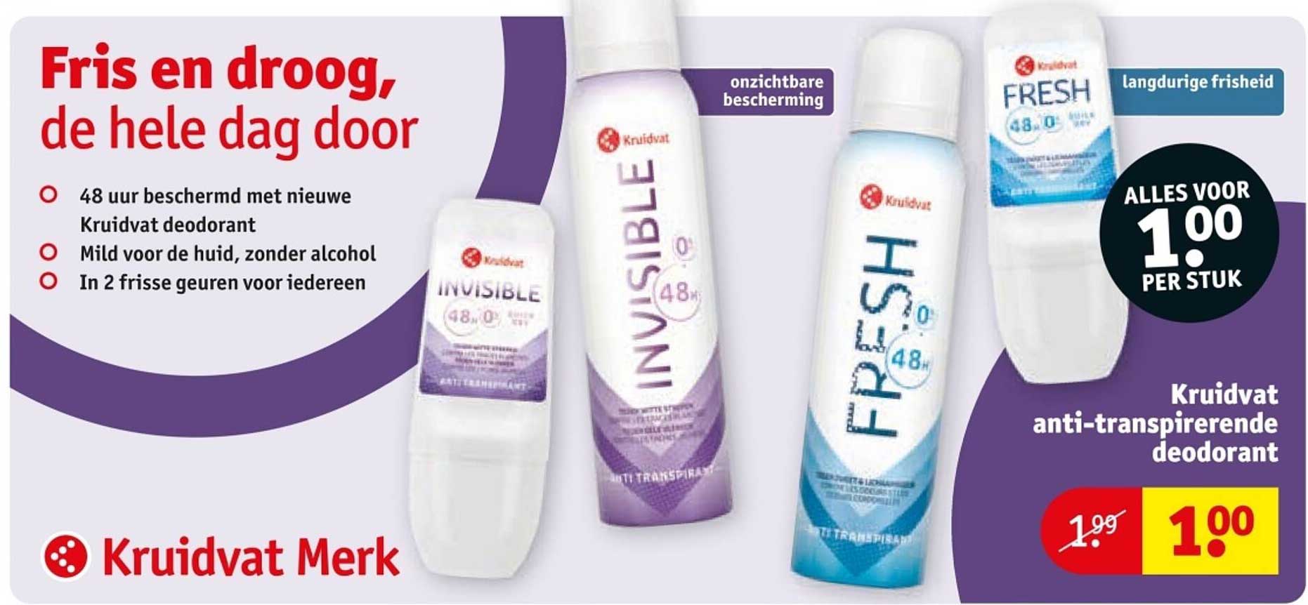 Kruidvat anti-transpirerende deodorant