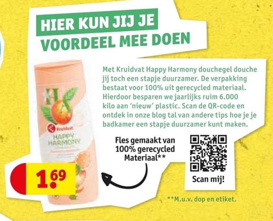 Kruidvat Happy Harmony douchegel