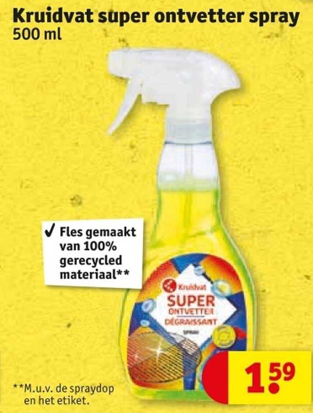Kruidvat super Ontvetter Spray 500 ml