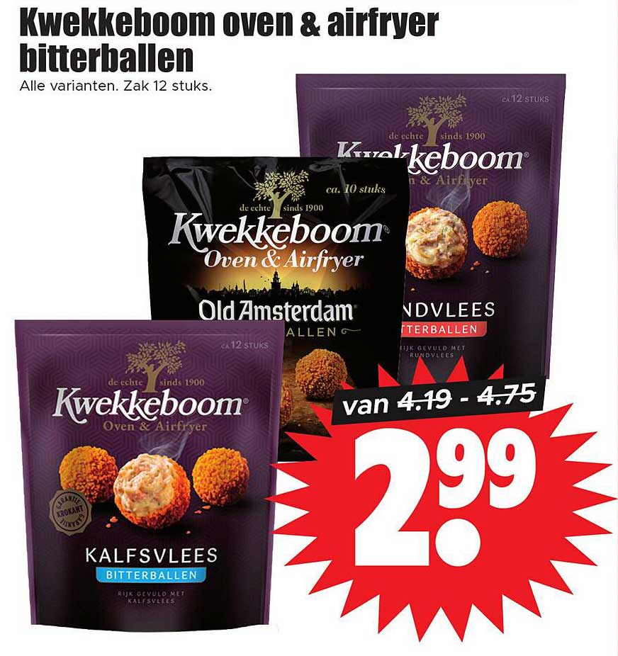 Kwekkeboom oven & airfryer bitterballen