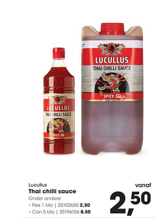 Lucullus Thai chilli sauce
