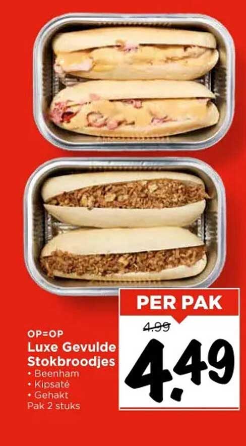 Luxe Gevulde Stokbroodjes