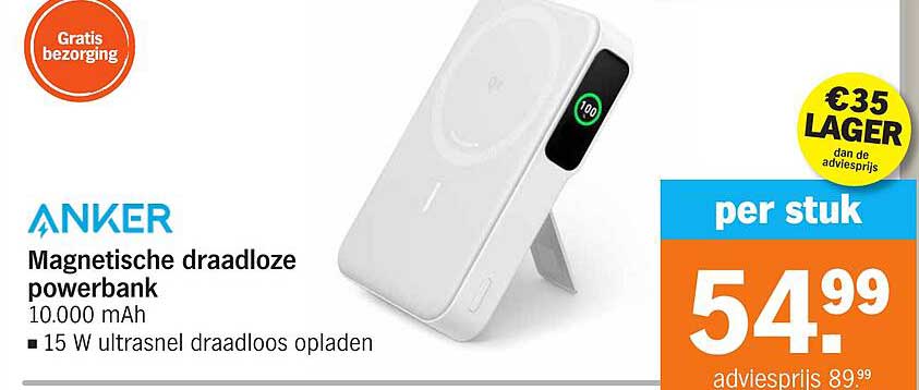 Magnetische draadloze powerbank