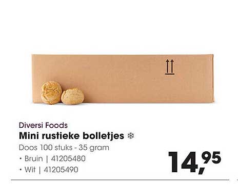Mini rustieke bolletjes