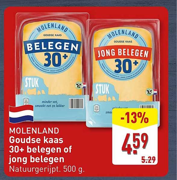 MOLENLAND Goudse kaas 30+ belegen of jong belegen