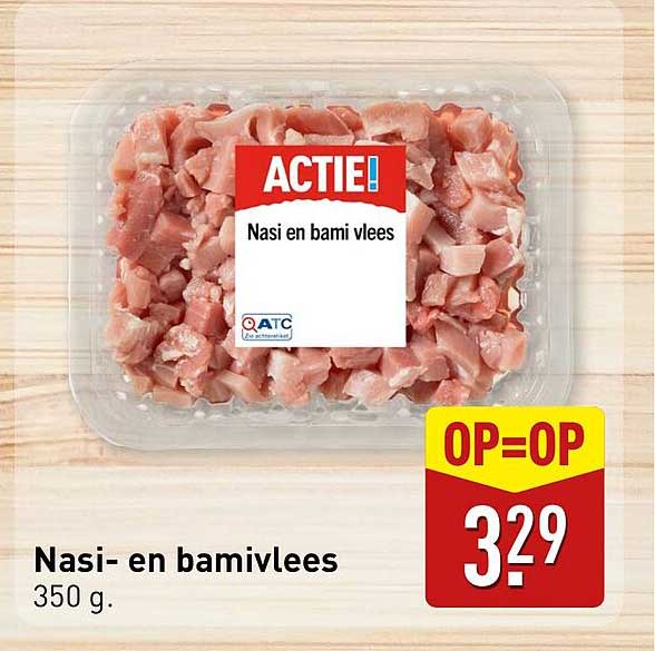 Nasi- en bamivlees