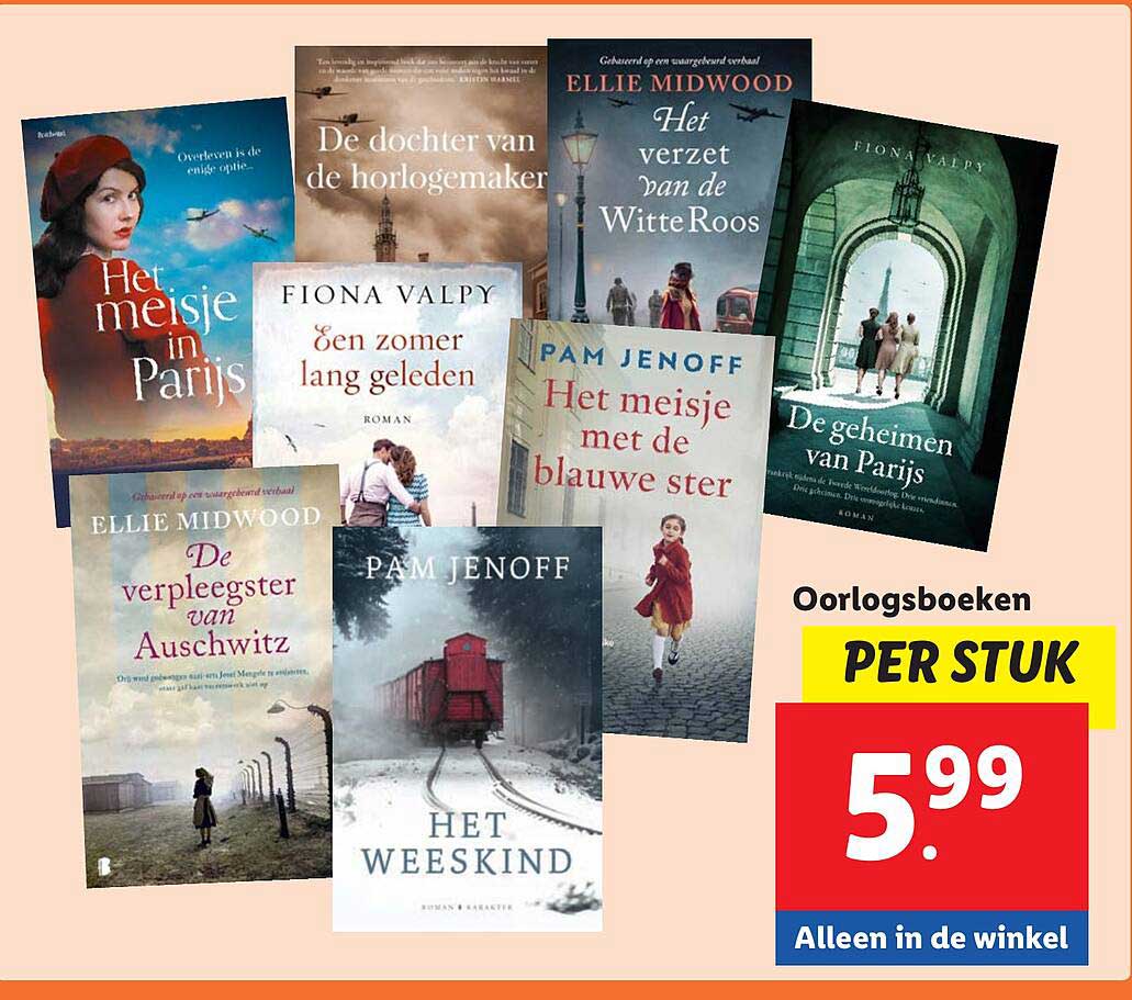 Oorlogsboeken per stuk