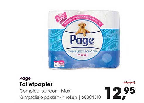 Page Toiletpapier Compleet schoon - Maxi