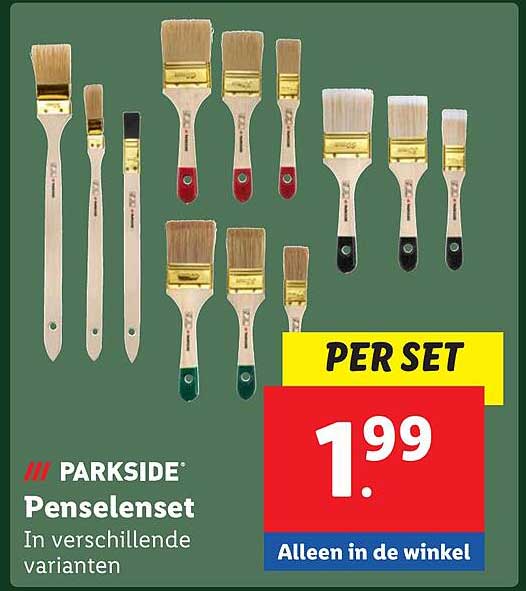 PARKSIDE Penselen set