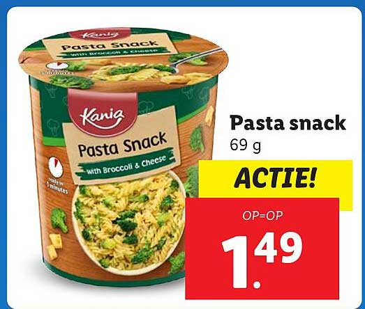 Pasta snack