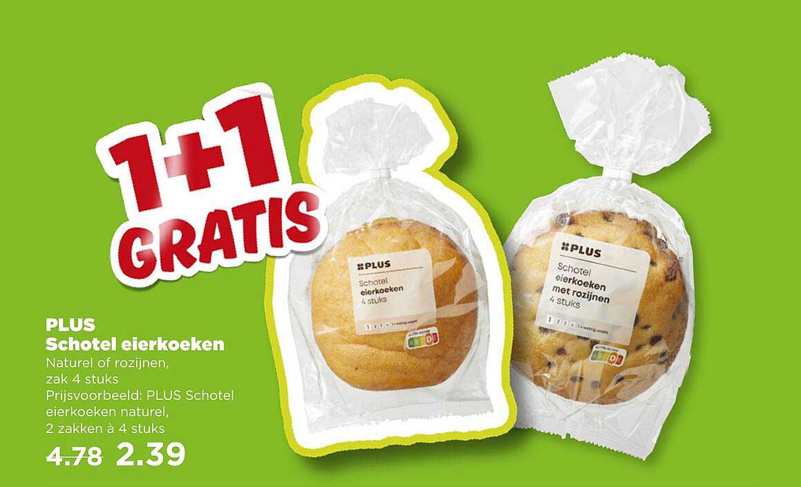 PLUS Schotel eierkoeken