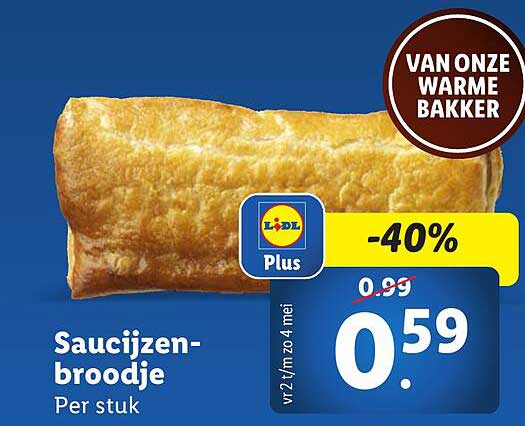 Saucijzenbroodje
