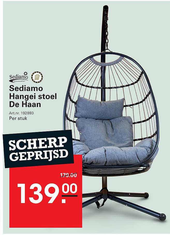 Sediamo Hangei stoel De Haan