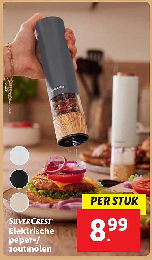 SilverCrest Elektrische peper-/zoutmolen