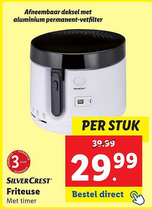 SilverCrest Friteuse Met timer