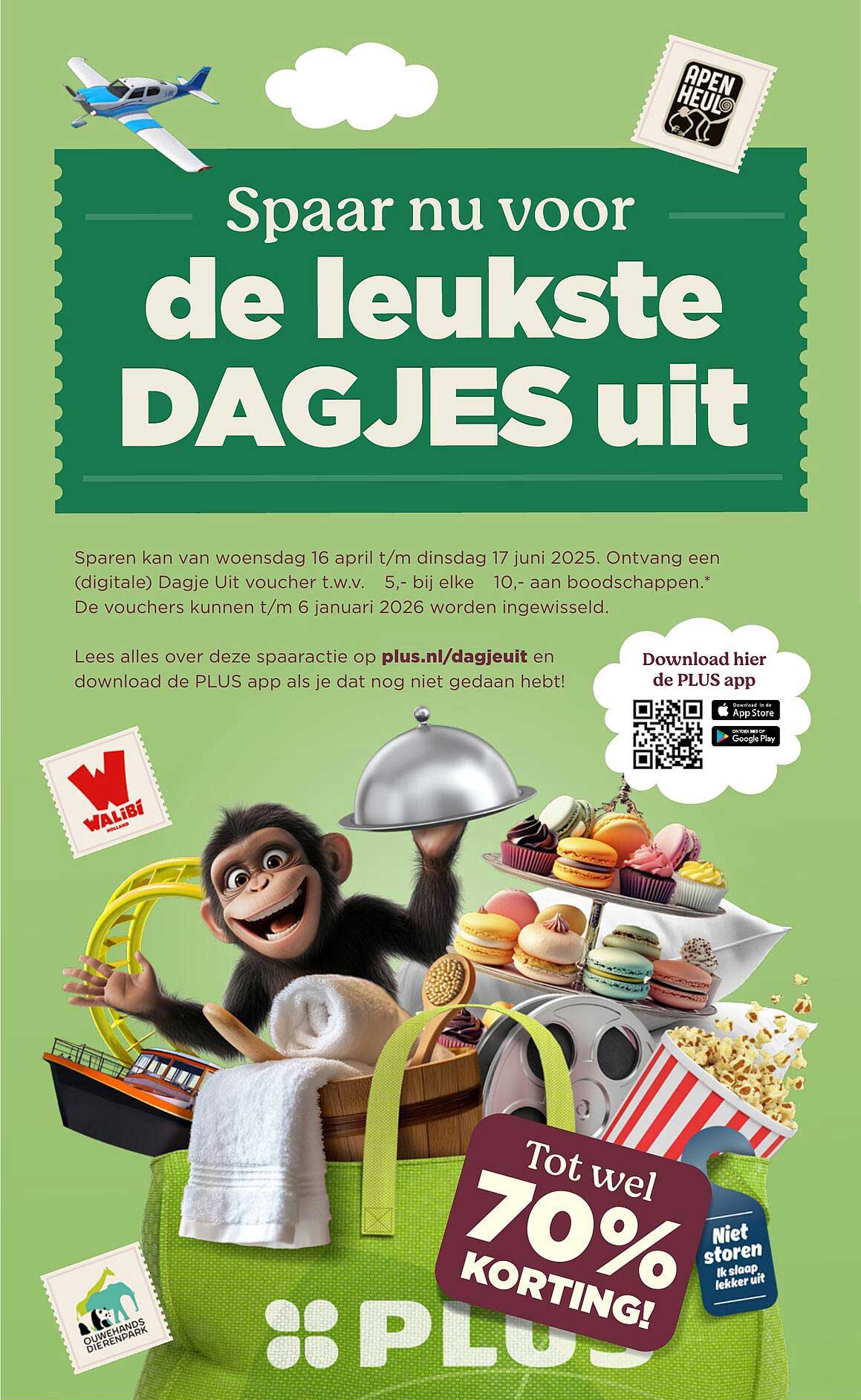 Spaar nu voor de leukste DAGJES uit