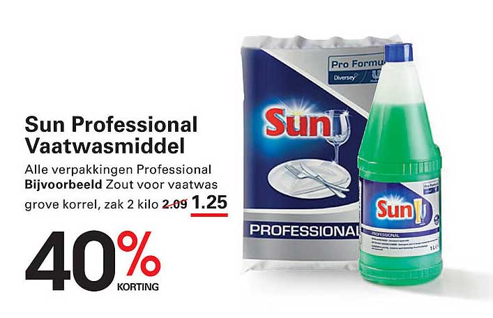 Sun Professional Vaatwasmiddel