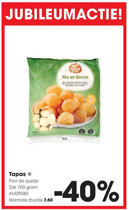 Tapas Pão de Queijo