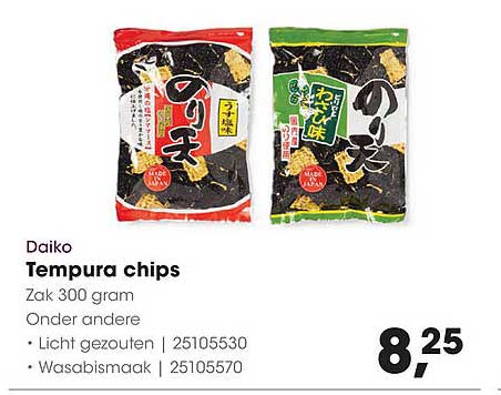 Tempura chips