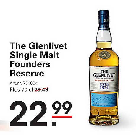 The Glenlivet Single Malt Founders Reserve