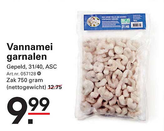 Vannamei garnalen