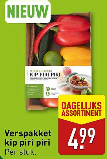 Verspakket kip piri piri
