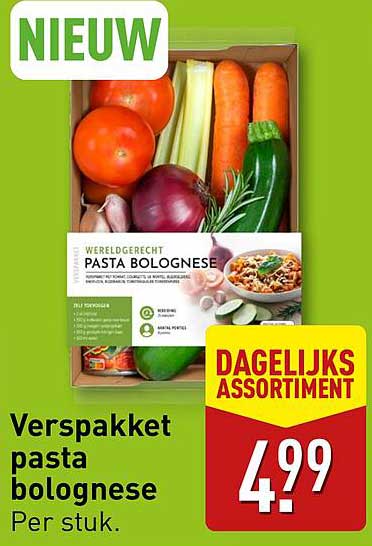 Verspakket pasta bolognese