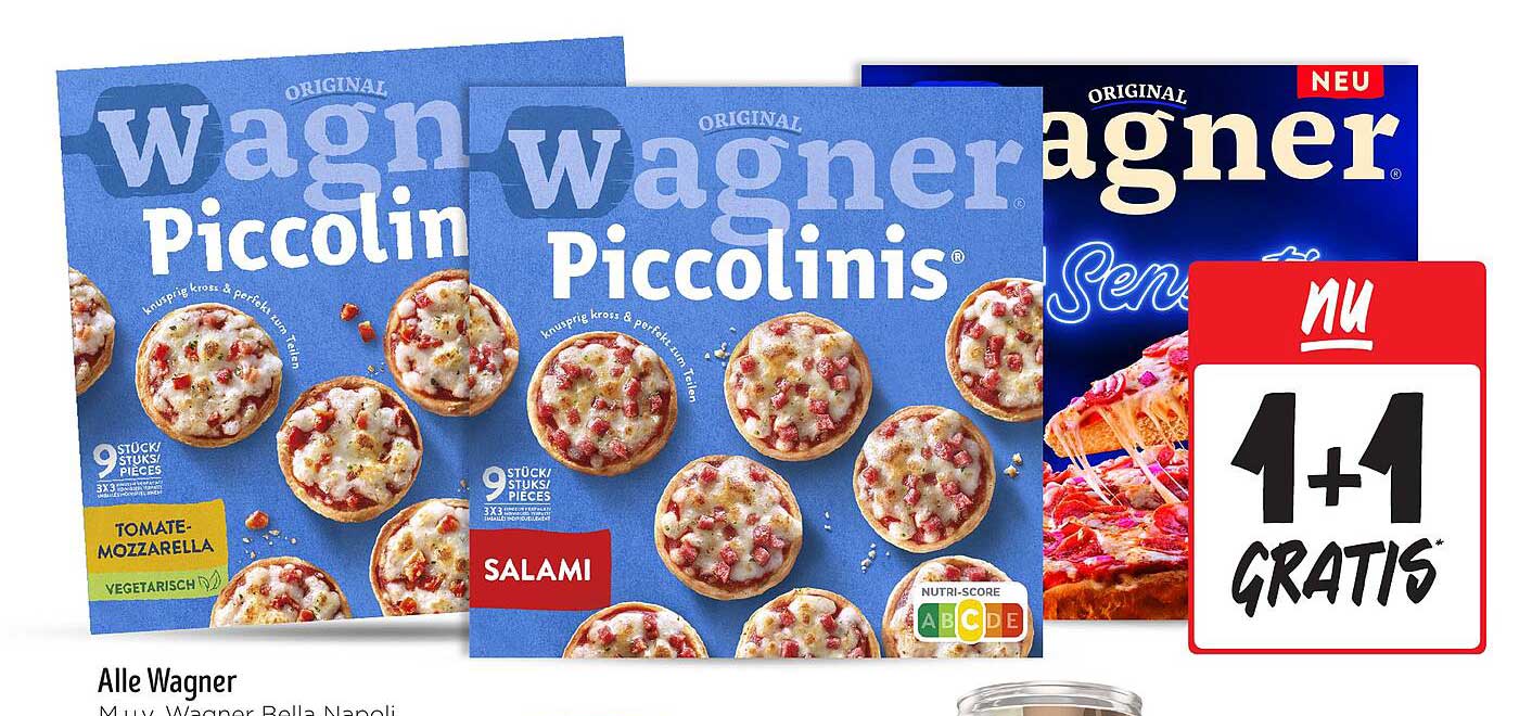 Wagner Piccolinis 1+1 Gratis