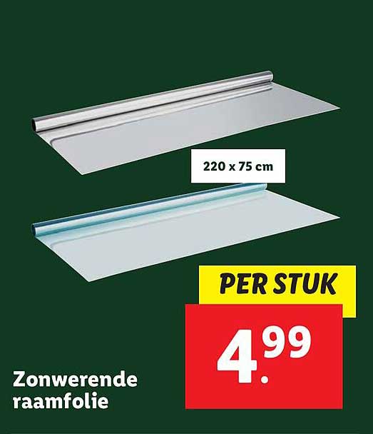 Zonwerende raamfolie