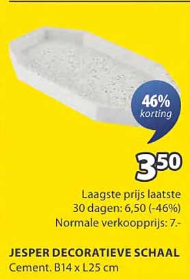 JESPER DECORATIEVE SCHAAL