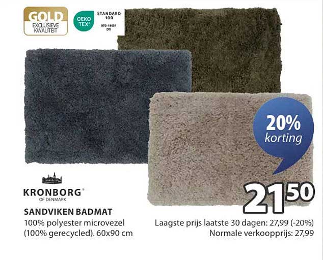Kronborg Sandviken Badmat