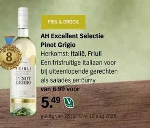 AH Excellent Selectie Pinot Grigio