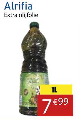 Alrifia Extra olijfolie 1L