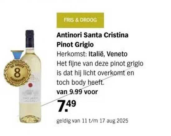 Antinori Santa Cristina Pinot Grigio