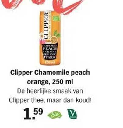 Clipper Chamomile peach orange, 250 ml