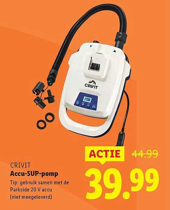 CRIVIT Accu-SUP-pomp