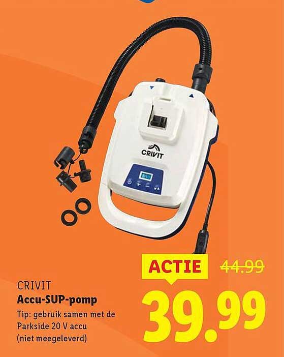 CRIVIT Accu-SUP-pomp
