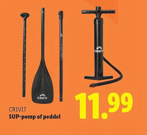 CRIVIT SUP-pomp of peddel