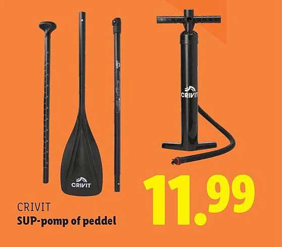 CRIVIT SUP-pomp of peddel
