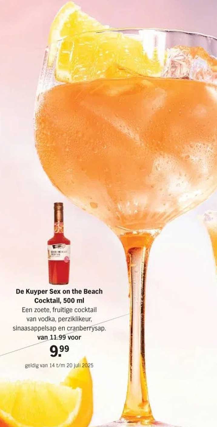 De Kuyper Sex on the Beach Cocktail, 500 ml