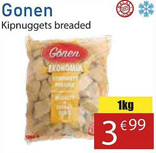 Gonen Kipnuggets breaded