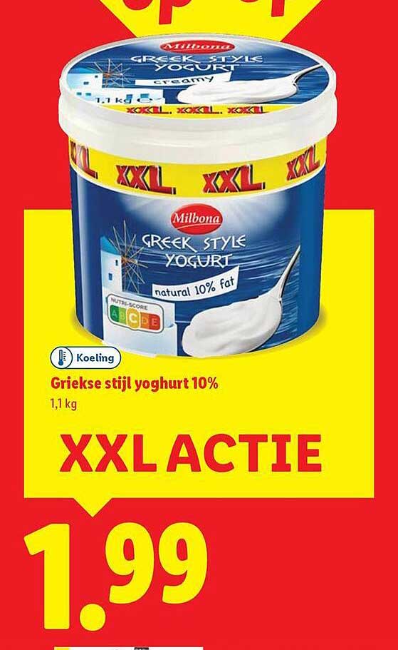 Griekse stijl yoghurt 10%