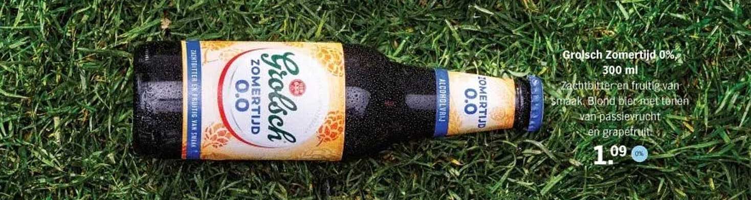 Grolsch Zomertijd 0%, 300 ml