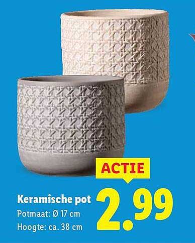 Keramische pot