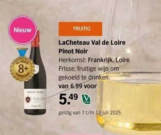 LaCheteau Val de Loire Pinot Noir
