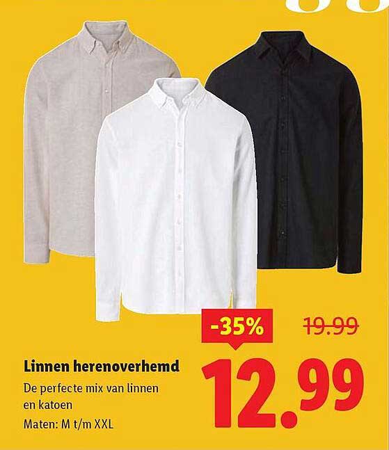 Linnen herenoverhemden