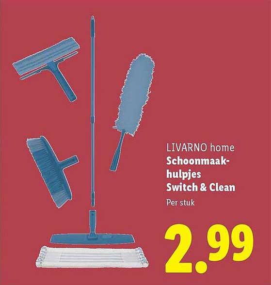 LIVARNO home Schoonmaak-hulpjes Switch & Clean