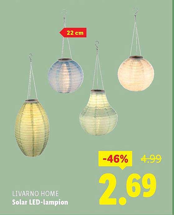 LIVARNO HOME Solar LED-lampion