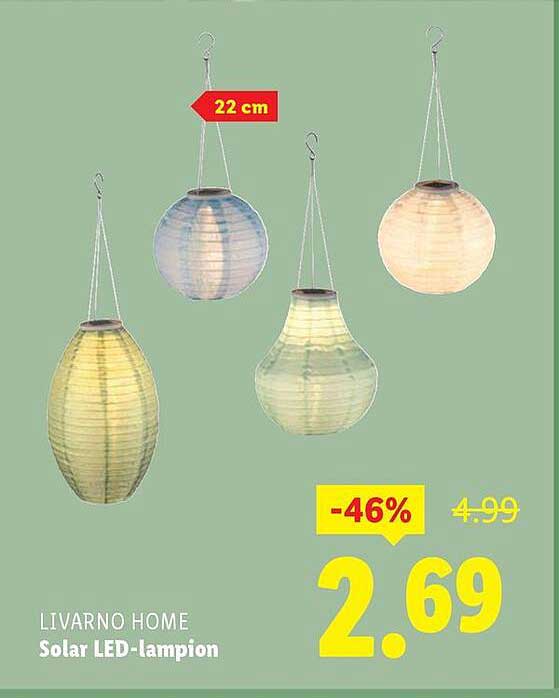 LIVARNO HOME Solar LED-lampion